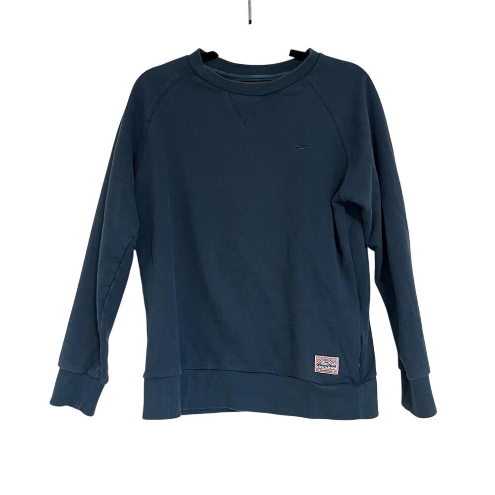Men's Casual Teal Crewneck Sweater